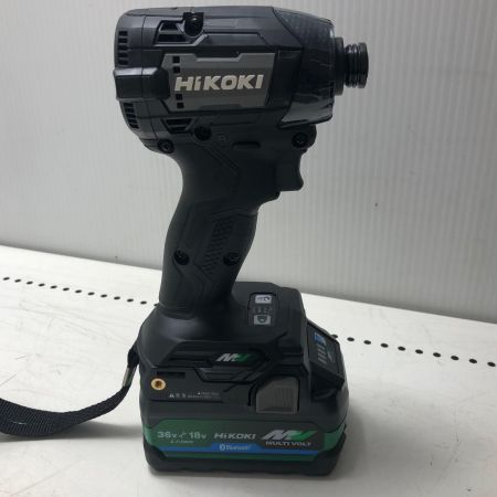 HiKOKI ハイコーキ コードレスインパクトドライバ WH36DD ブラック