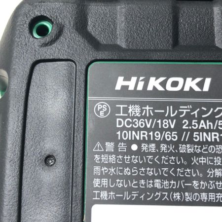 HiKOKI ハイコーキ コードレスインパクトドライバ WH36DD ブラック