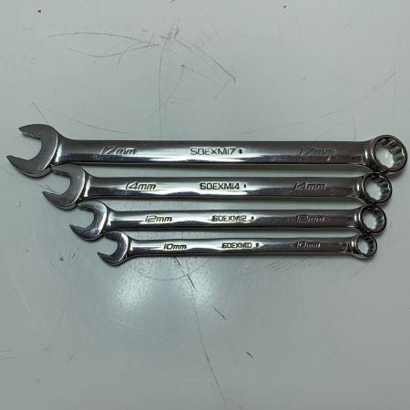 Snap-on スナップオン コンビネーションレンチ　4本セット SOEXM10-17ｍｍ