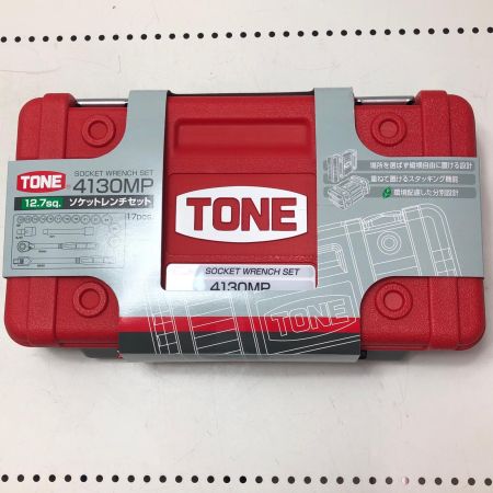 TONE トネ ソケットレンチセット 4130MP レッド