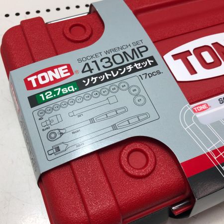 TONE トネ ソケットレンチセット 4130MP レッド