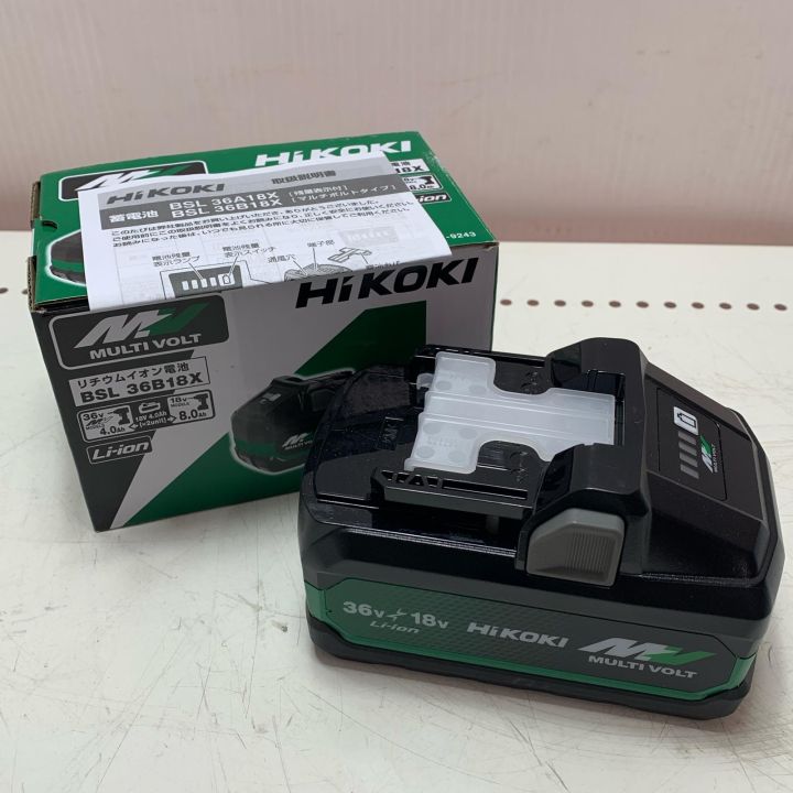HiKOKI ハイコーキ リチウムイオン蓄電池 BSL36B18X グリーン - 中古