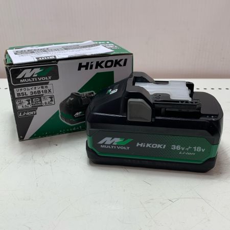 HiKOKI ハイコーキ リチウムイオン蓄電池 BSL36B18X グリーン