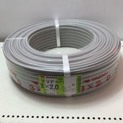 YAZAKI VVFケーブル　3X2.0　2025年9月(令和7年)　 Sランク