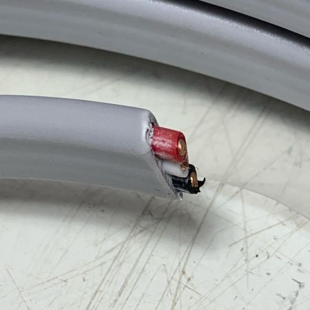 YAZAKI  VVFケーブル　 未使用品(S) 2025年7月(令和7年) ｿﾌﾄEM ライトグレー