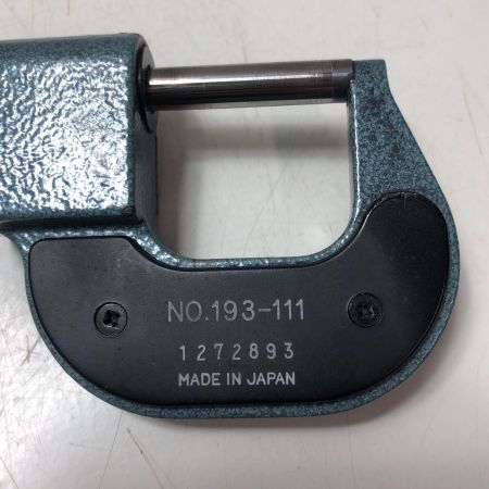 Mitutoyo カウント外側マイクロメータ Series193 193-111