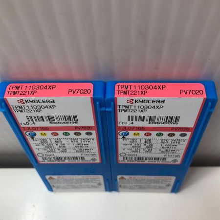 KYOCERA TPMT110304XP ねじ切りチップ2セット
