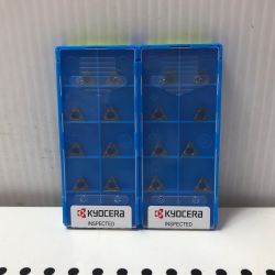 KYOCERA TPMT110304XQ TPMT221XQ ねじ切りチップ2セット Aランク