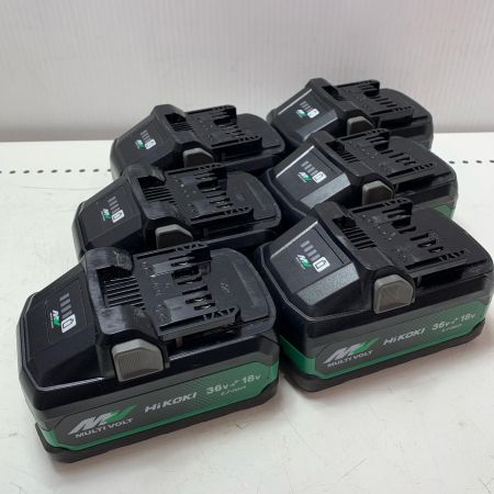 HiKOKI ハイコーキ  リチウムイオン蓄電池　6個セット BSL36B18X
