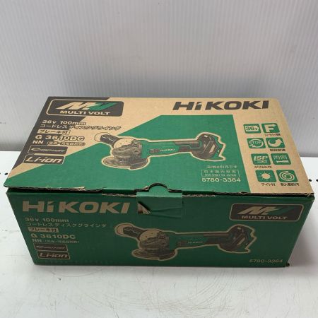 HiKOKI ハイコーキ 100ｍｍ　コードレスディスクグラインダ G3610DC グリーン
