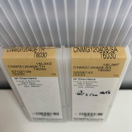 Tungaloy ねじ切りチップ2セット