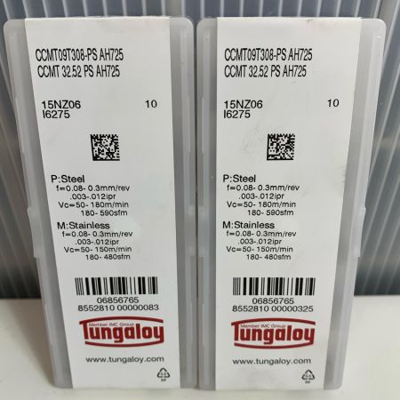 Tungaloy ねじ切りチップ2セット