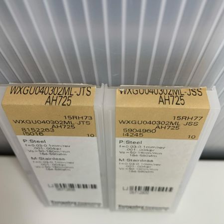 Tungaloy ねじ切りチップ2セット