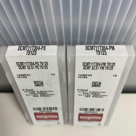 Tungaloy ねじ切りチップ2セット