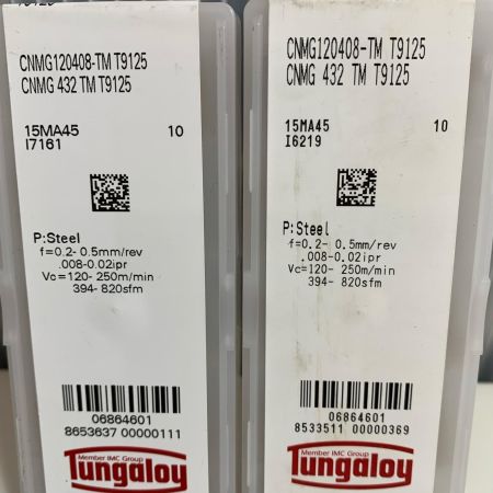 Tungaloy ねじ切りチップ2セット