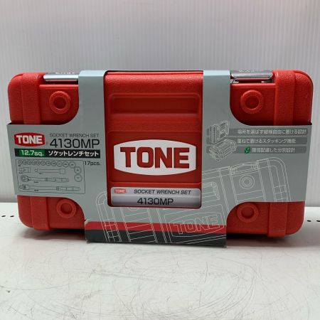 TONE トネ ソケットレンチセット 4130MP レッド
