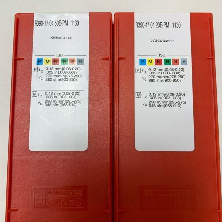 SUNDVIK ねじ切りチップ R390 3セット