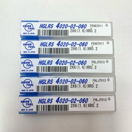 ユニオンツール HGLRS4020 ロングネックラジアス5セット+1