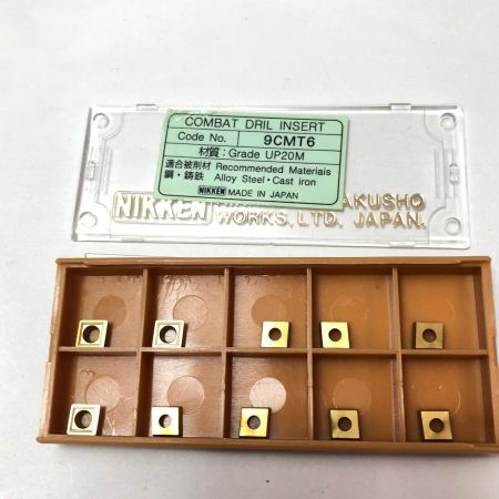 日研工作所 コンバットZドリル用インサートチップ 9CMT6