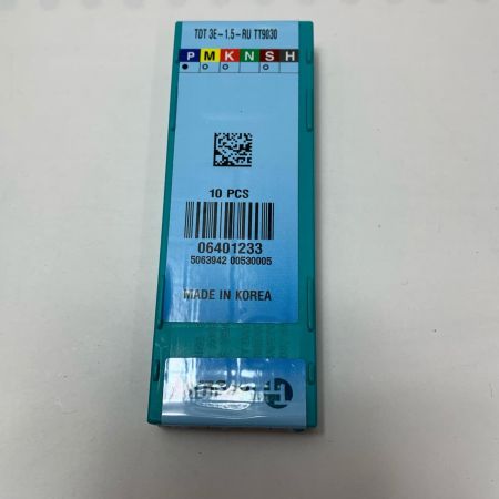 TaeguTec ねじ切りチップ TDT3E-1.5-RU TT9030