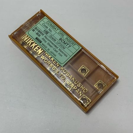 日研工作所 コンバットZドリル用インサートチップ 9CMT7