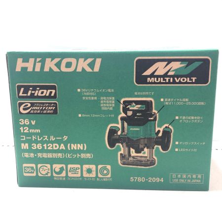 HiKOKI ハイコーキ コードレスルーター M3612DA