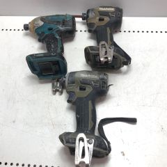 MAKITA マキタ 充電式インパクトドライバ ジャンク品(D) 本体のみ 3点セット Dランク