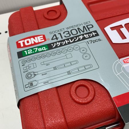 TONE トネ ソケットレンチセット 4130MP レッド