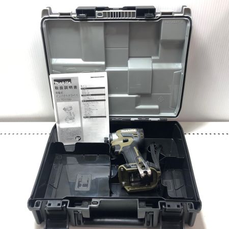 MAKITA マキタ 充電式インパクトドライバ 本体のみ ケース付 TD173D オリーブ
