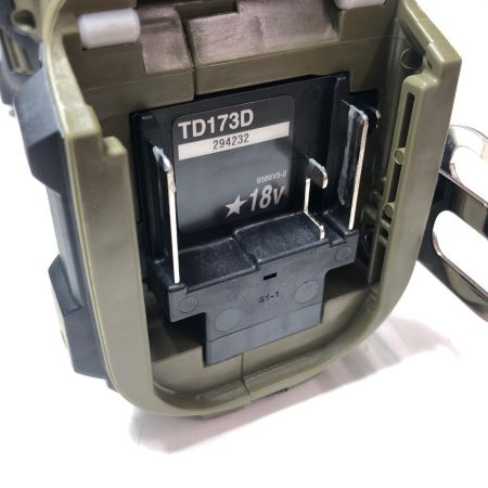 MAKITA マキタ 充電式インパクトドライバ 本体のみ ケース付 TD173D オリーブ