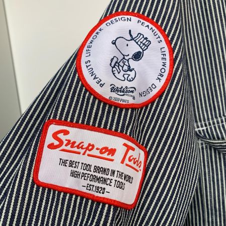 Snap-on スナップオン つなぎ　Peanuts L.W.D.コラボ　4L