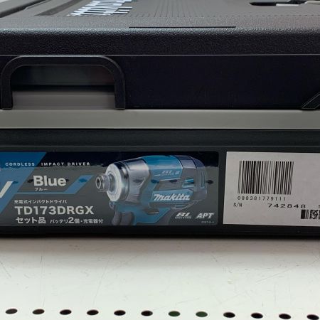 MAKITA マキタ 充電式インパクトドライバ TD173DRGX ブルー