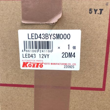 KOITO 散光式警光燈 未使用品(S) 本体のみ LED43BYS-M オレンジ