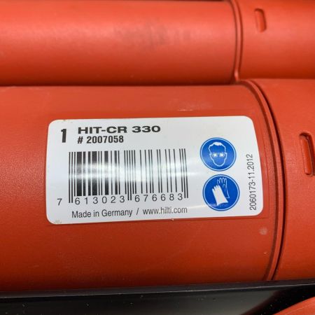 Hilti ヒルティ 手動式接着剤ディスペンサー HDM330 レッド