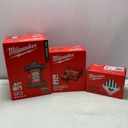Milwaukee LEDエリアライト　充電器・バッテリーセット M18 AL-O Sランク