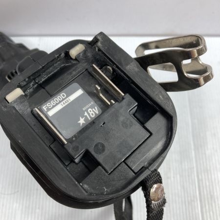  MAKITA マキタ 18V 充電式スクリュードライバ  バッテリ1個付 PSEマークあり FS600D ブラック