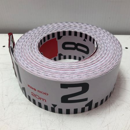KDS メジャー 20m リボンロッド ホワイト