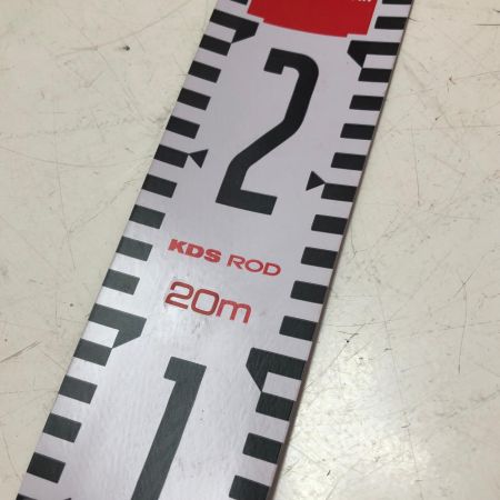KDS メジャー 20m リボンロッド ホワイト