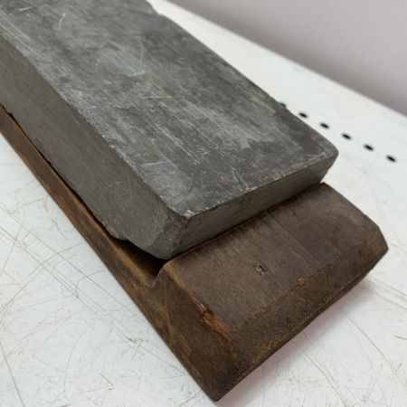 天然砥石2個セット(仕上砥石) グレー