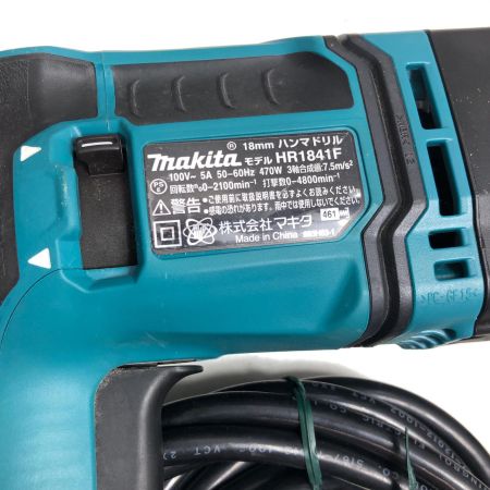 MAKITA マキタ 18ｍｍ ハンマドリル HR1841F
