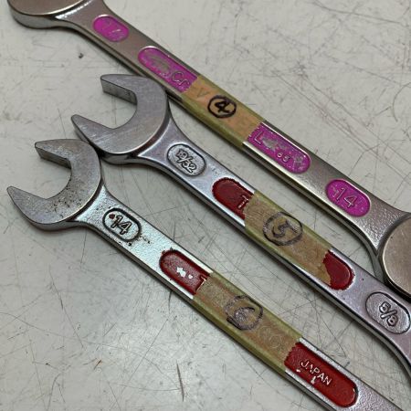 TONE トネ 他　両口スパナ13本セット