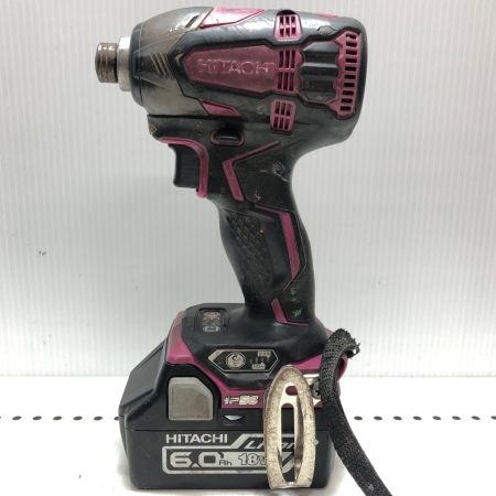 HITACHI 日立 コードレスインパクトドライバ WH18DDL2 ショッキングピンク