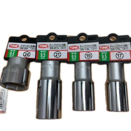 TONE 105-9.5ラチェットハンドル ソケットセット　未使用品