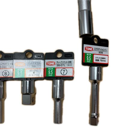 TONE 105-9.5ラチェットハンドル ソケットセット　未使用品