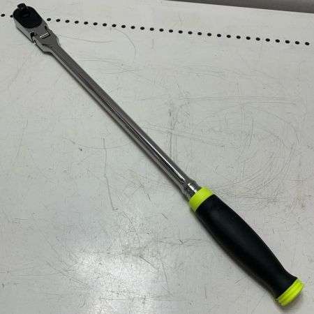 Snap-on スナップオン シナジー ソフトグリップエクストラロングラチェット　イエロー FHLLF100