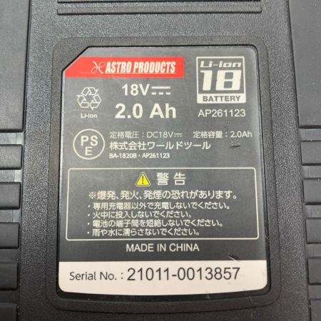 ASTRO PRODUCTS アストロプロダクツ DC18V 充電式 1/2DR ハイトルクインパクトレンチ AP50755