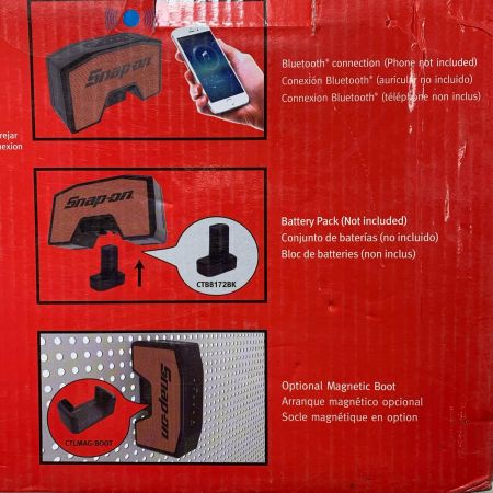 Snap-on スナップオン ワイヤレス Bluetooth スピーカー CTBTS8610