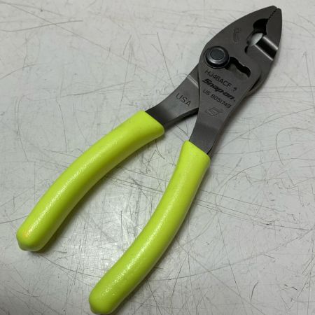 Snap-on スナップオンジョースリップジョイントプライヤー　イエロー HJ46ACF