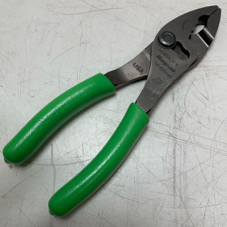 Snap-on スナップオンジョースリップジョイントプライヤー　グリーン HJ46ACF