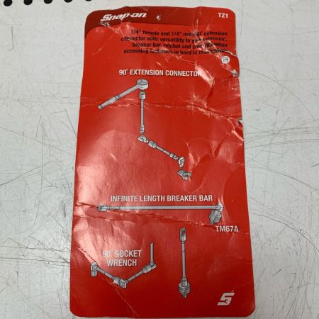 Snap-on スナップオン 1/4dr 90°エクステンションコネクター TZ1